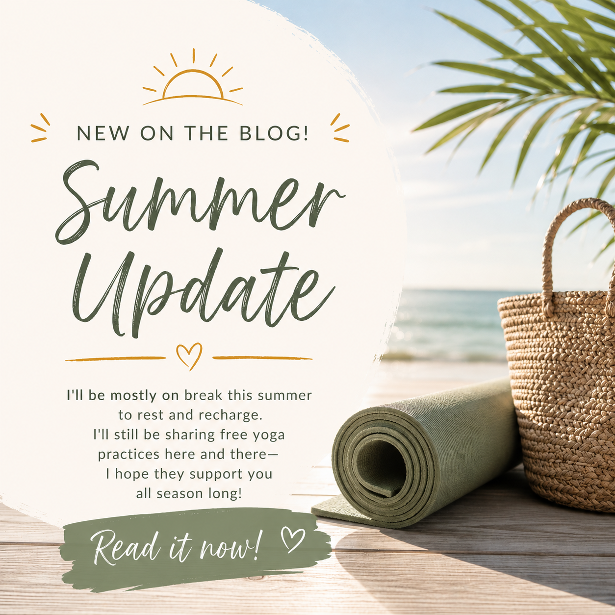 Rest as practice: Where to find me this July and August